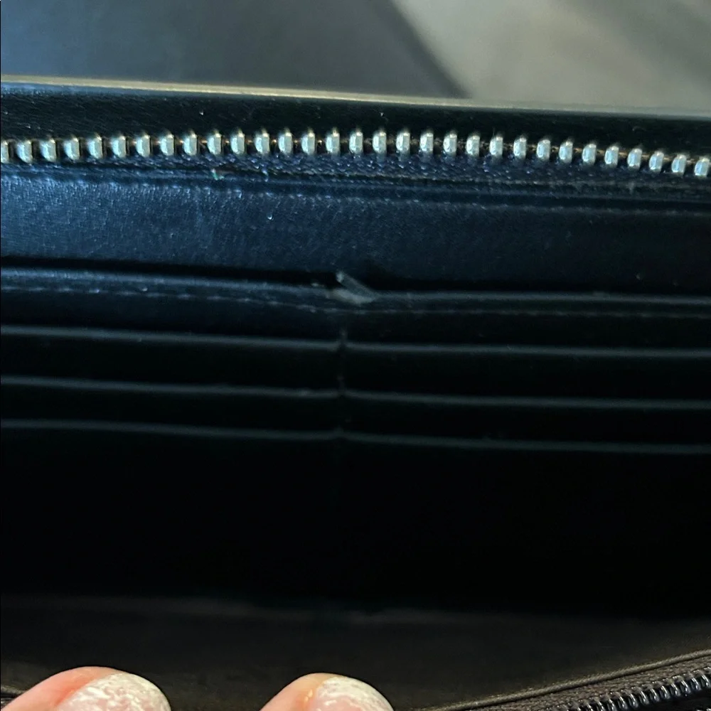 Black ENERGY Wallet with Wrist Strap